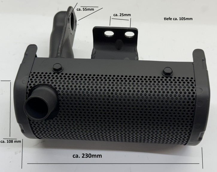Original YANMAR Auspuff Schalldämfer L40 L48 Original YANMAR Auspuff Schalldämfer L40 L48