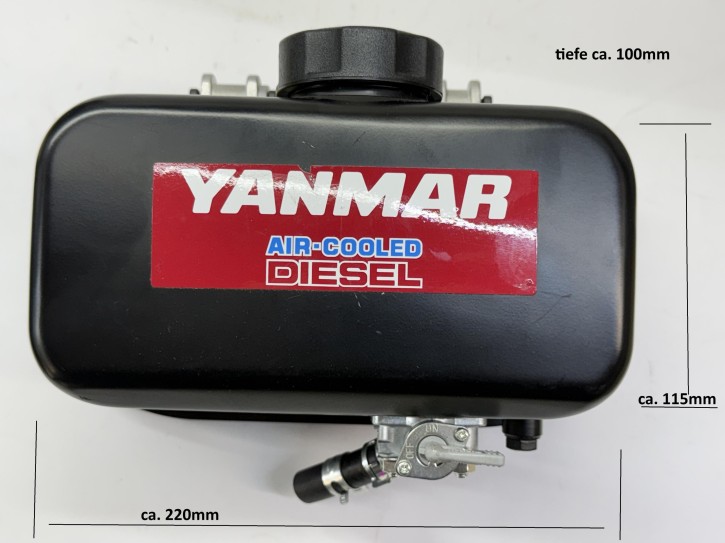 Original Kraftstofftank für YANMAR L40 L48 oder universal zu verwenden (ca. 2.5ltr)