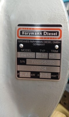 Farymann Dieselmotor 18W430 Neumotor - Lagerware - Sofort verfügbar